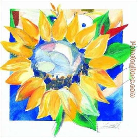 Big Sunflower painting - Alfred Gockel Big Sunflower art painting